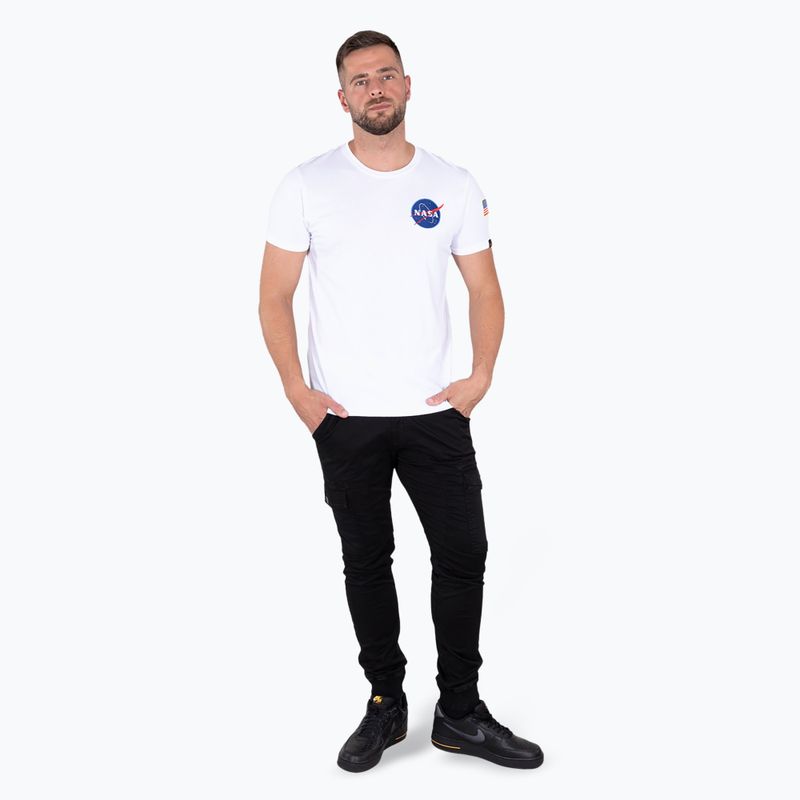 Tricou pentru bărbați Alpha Industries Space Shuttle T white 2