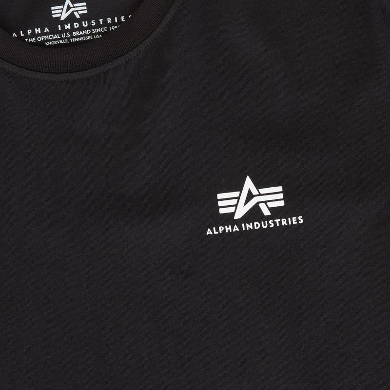 Tricou pentru bărbați Alpha Industries Backprint black 3