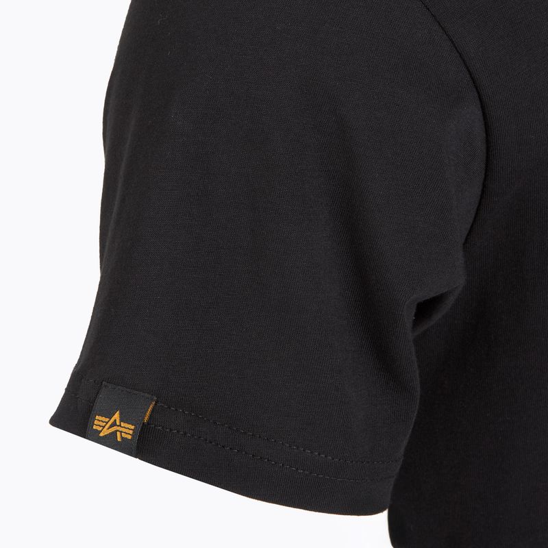 Tricou pentru bărbați Alpha Industries Backprint black 4