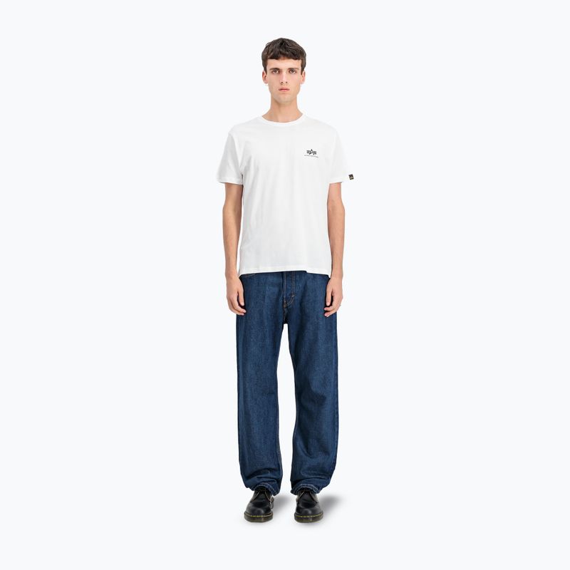 Tricou pentru bărbați  Alpha Industries Backprint white 2
