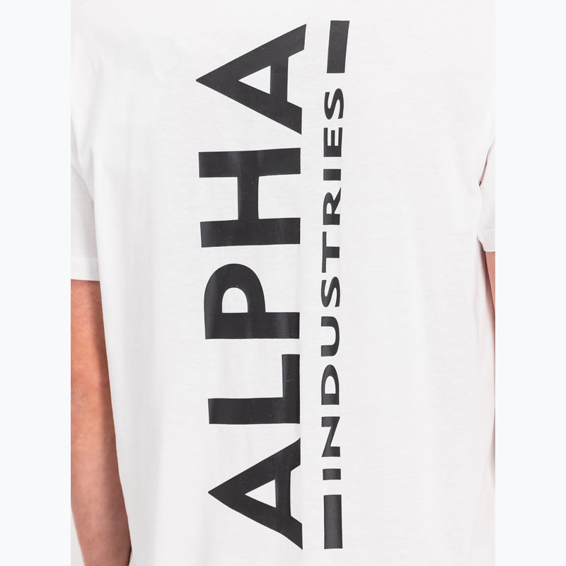 Tricou pentru bărbați  Alpha Industries Backprint white 7