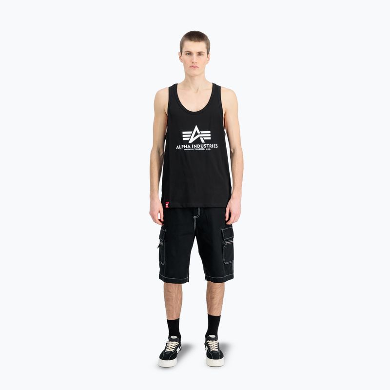 Tricou pentru bărbați  Alpha Industries Basic Tank Body Building black 2