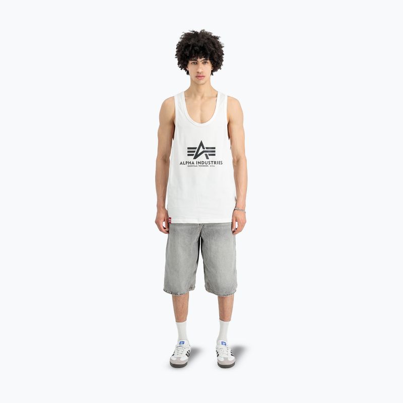 Tricou pentru bărbați  Alpha Industries Basic Tank Body Building white 2