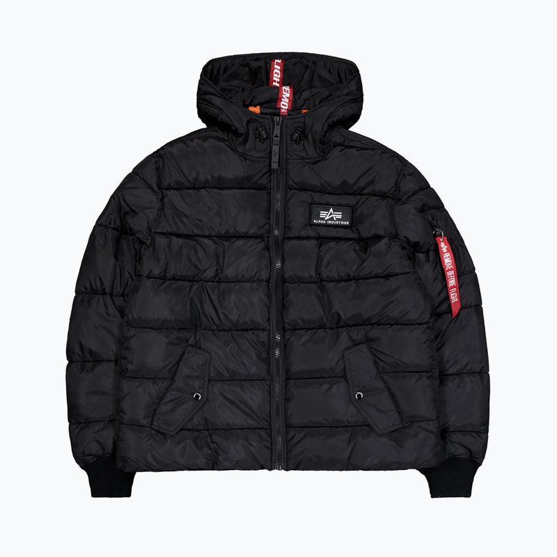 Geacă pentru bărbați Alpha Industries Hooded Puffer Faux Down black 8
