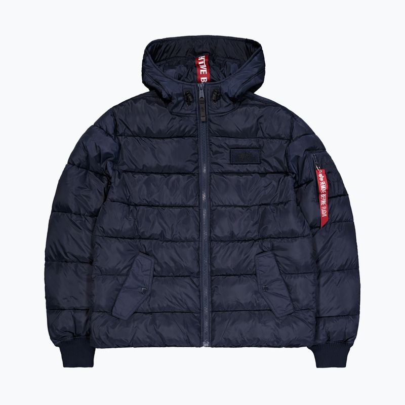 Geacă pentru bărbați Alpha Industries Hooded Puffer Faux Down rep.blue 5