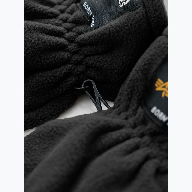 Mănuși Alpha Industries Label Fleece black 3