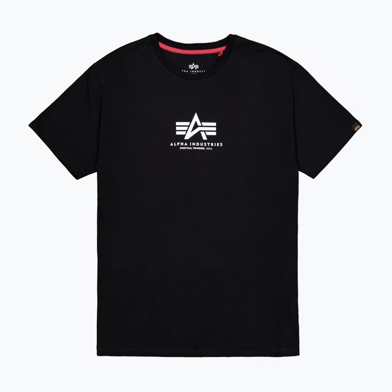 Tricou pentru bărbați  Alpha Industries Basic Mid Logo black 7