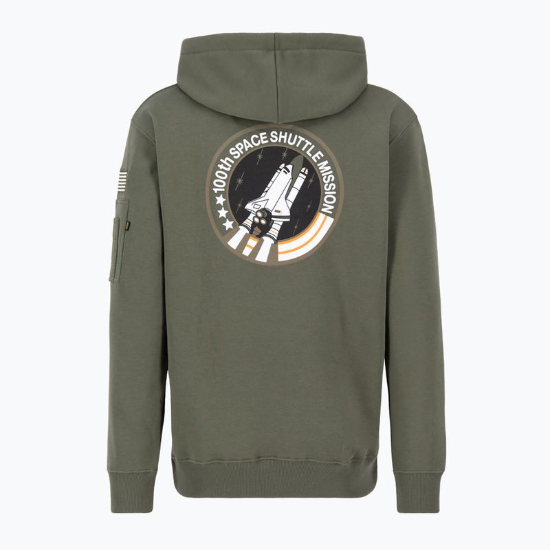 Bluză pentru bărbați Alpha Industries Space Shuttle dark olive 2