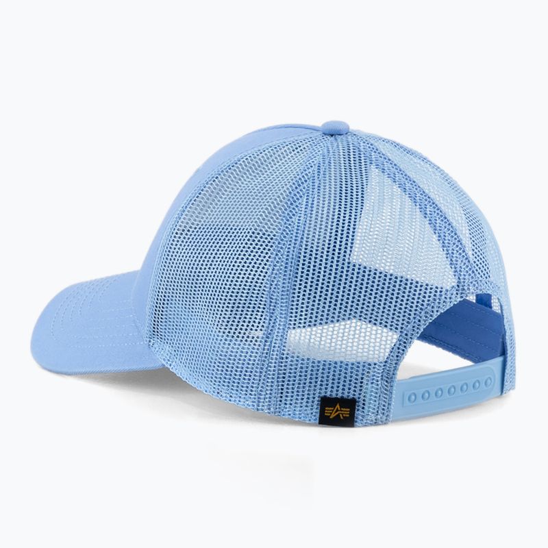 Șapcă pentru bărbați Alpha Industries Basic Trucker light blue 2