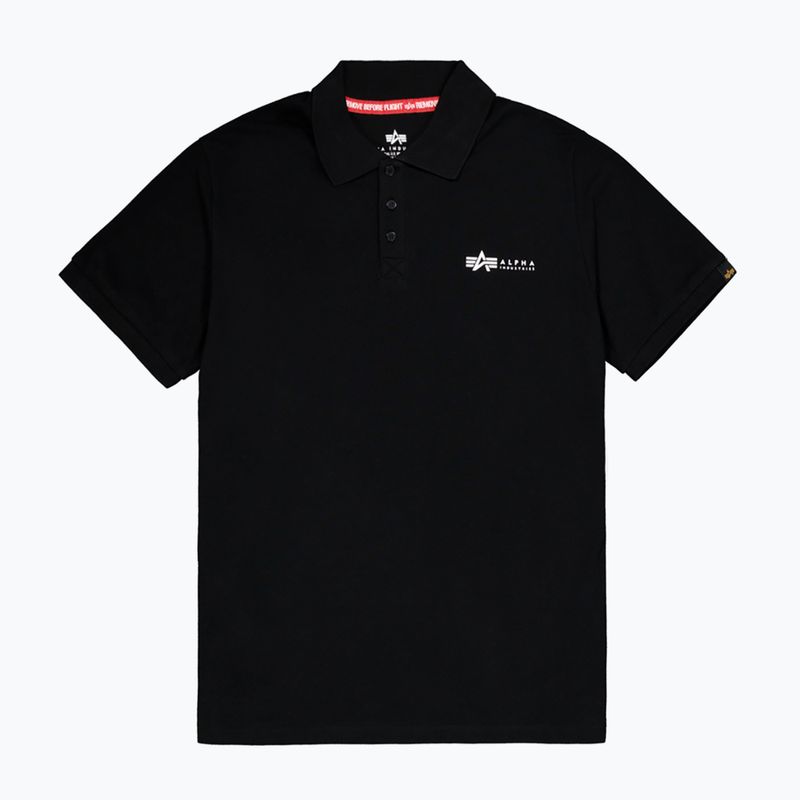 Tricou pentru bărbați Alpha Industries Basic Polo Small Logo black 6