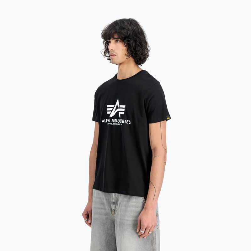 Tricouri pentru bărbați Alpha Industries Basic T (2 buc.) black 4
