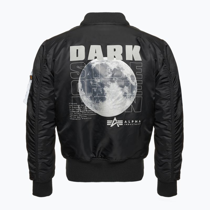 Barbati Alpha Industries MA-1 VF Hood Dark Side negru / reflectorizant sacou 3