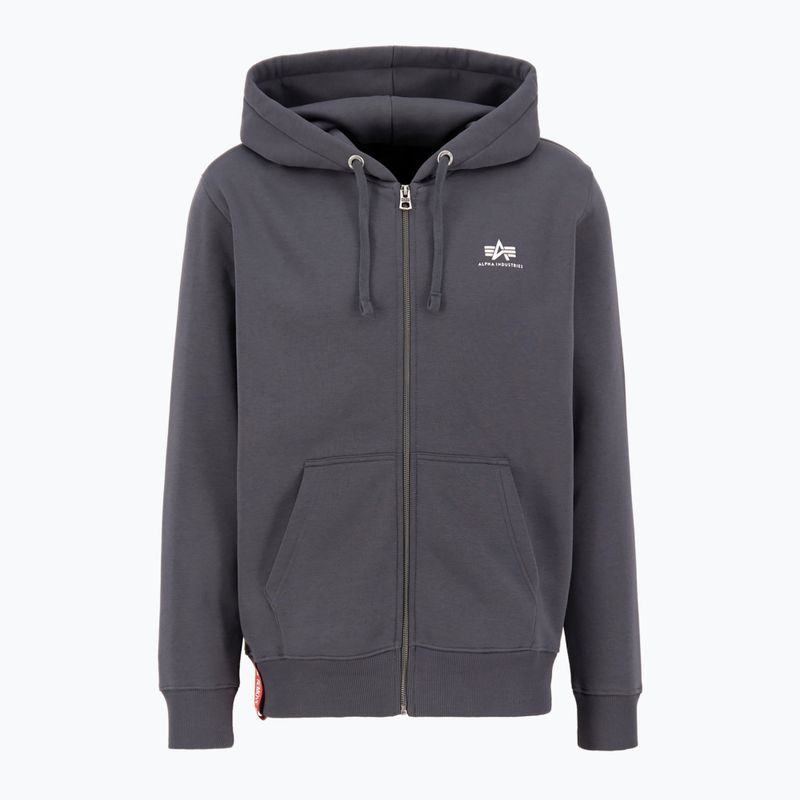 Bluză pentru bărbați Alpha Industries Basic Zip SL vintage grey