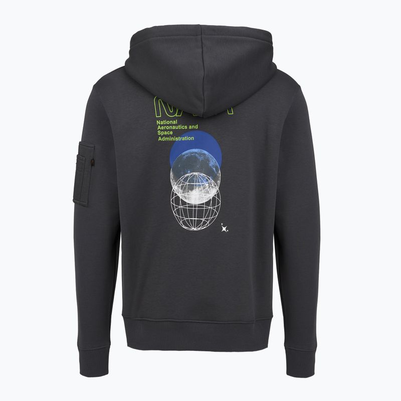 Bluză pentru bărbați Alpha Industries NASA Orbit vintage grey 2