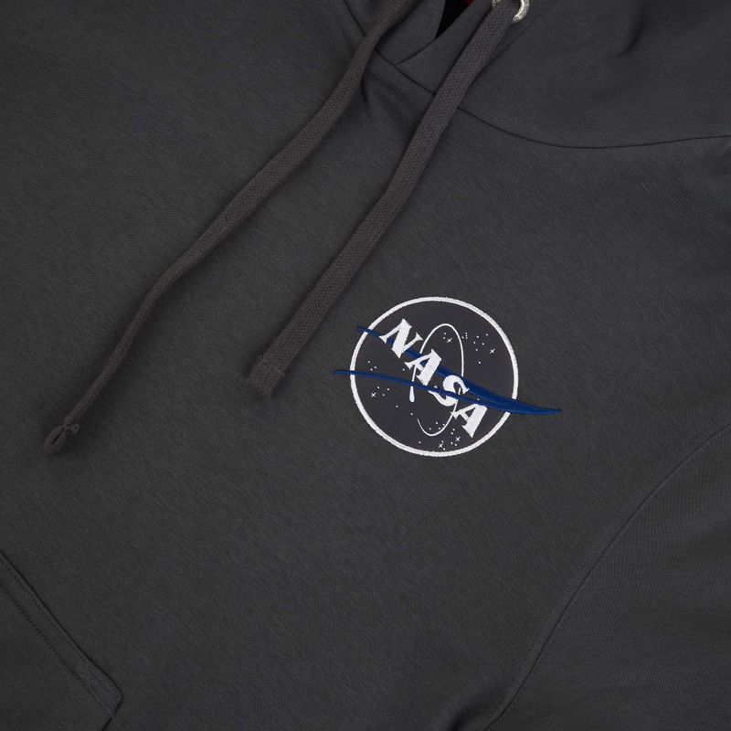Bluză pentru bărbați Alpha Industries NASA Orbit vintage grey 3