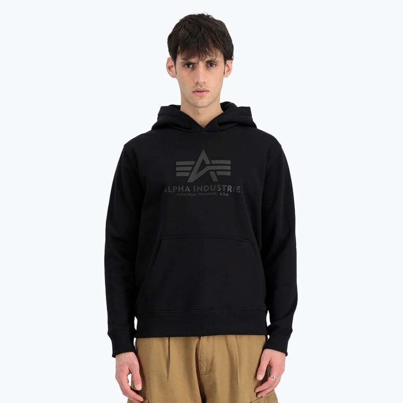 Bluză pentru bărbați Alpha Industries Basic Carbon Hoody black