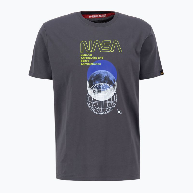 Tricou pentru bărbați Alpha Industries NASA Orbit T vintage grey 3