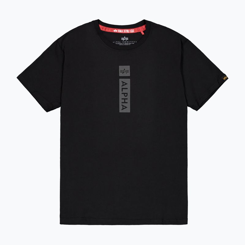 Tricou pentru bărbați  Alpha Industries Puff Print black 7
