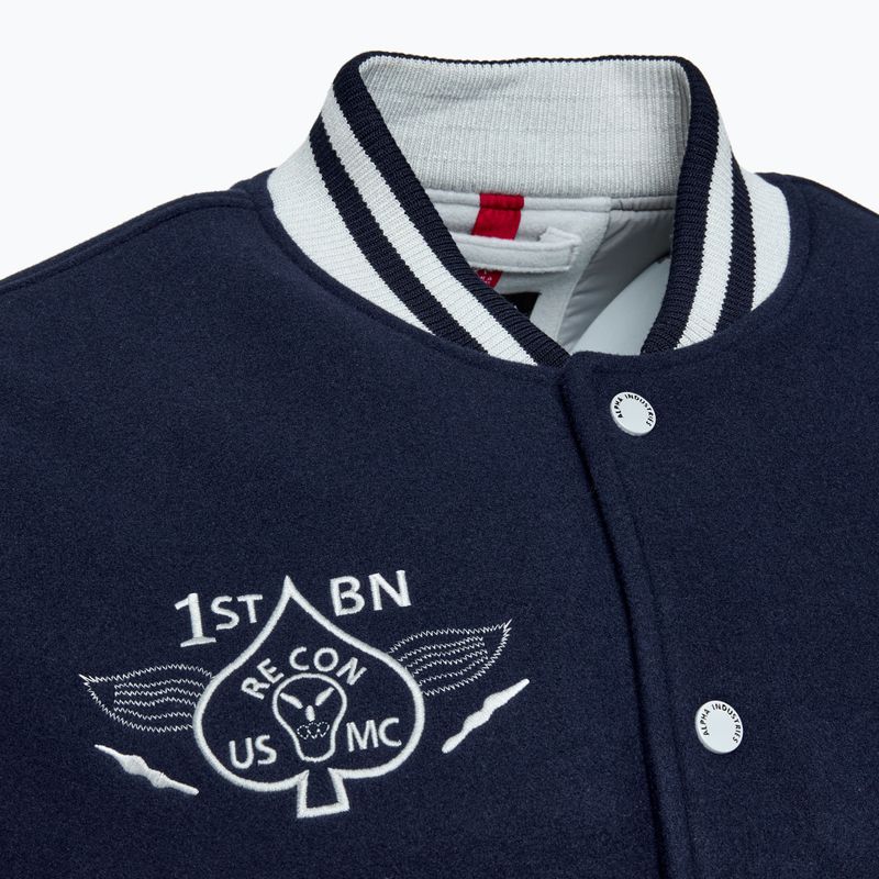 Jachetă Alpha Industries Varsity Air Force ultra navy pentru bărbați 3