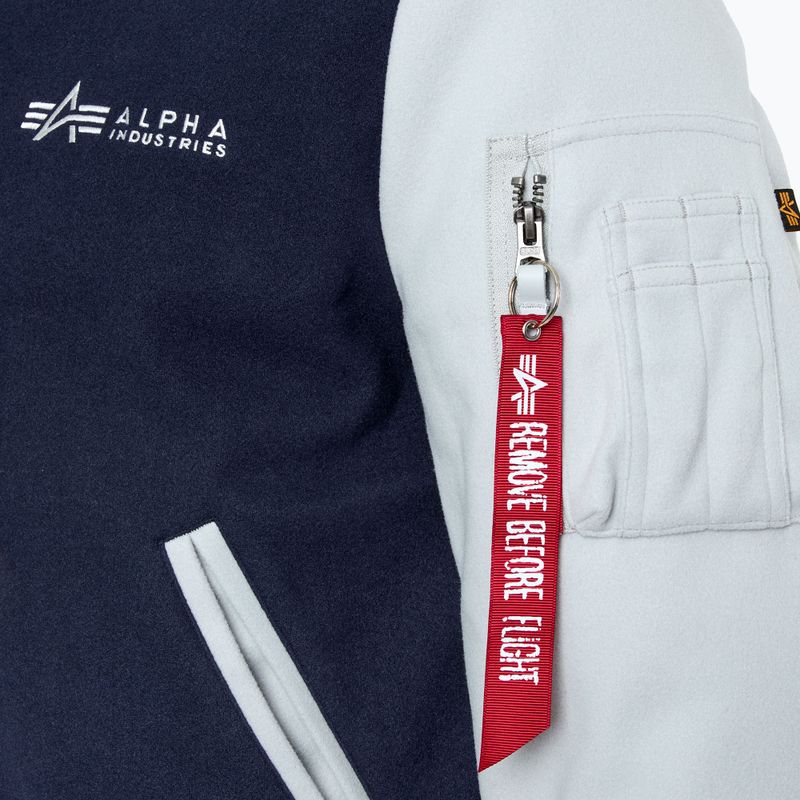 Jachetă Alpha Industries Varsity Air Force ultra navy pentru bărbați 4