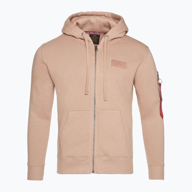 Bluză pentru bărbați Alpha Industries Back Print Zip dusty coral