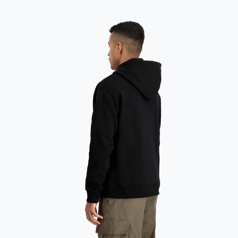 Bluză pentru bărbați Alpha Industries Basic Hoodie TPU black/chrome 4