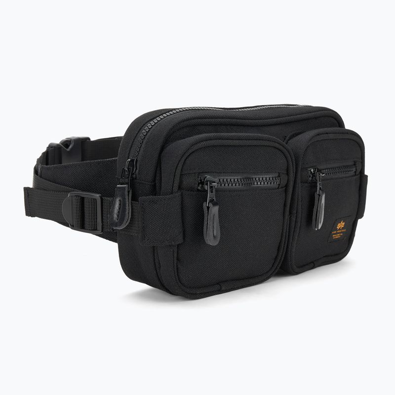 Borsetă Alpha Industries Label 1.5 l black 2