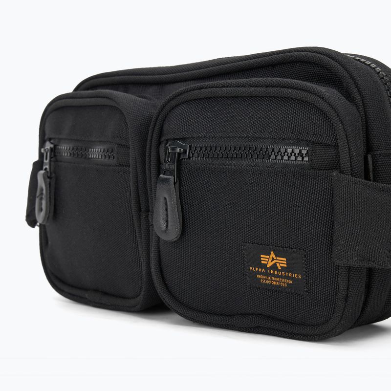 Borsetă Alpha Industries Label 1.5 l black 4
