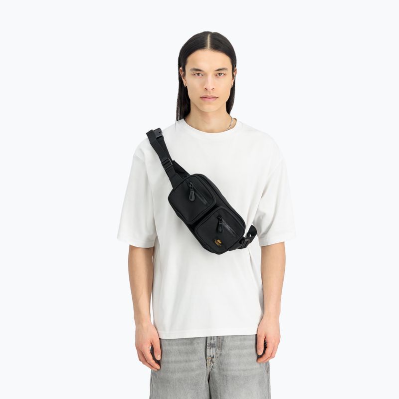 Borsetă Alpha Industries Label 1.5 l black 8