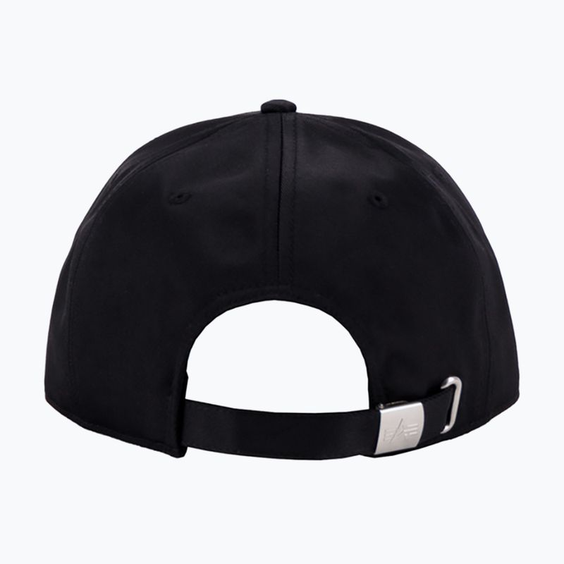 Șapcă Alpha Industries Metal Label rep black/metalsilver 2