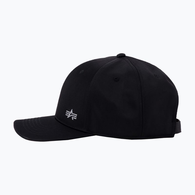Șapcă Alpha Industries Metal Label rep black/metalsilver 4