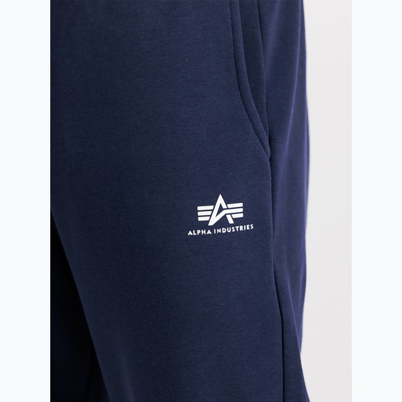 Pantaloni pentru bărbați Alpha Industries Basic Small Logo II Jogger ultra navy 6