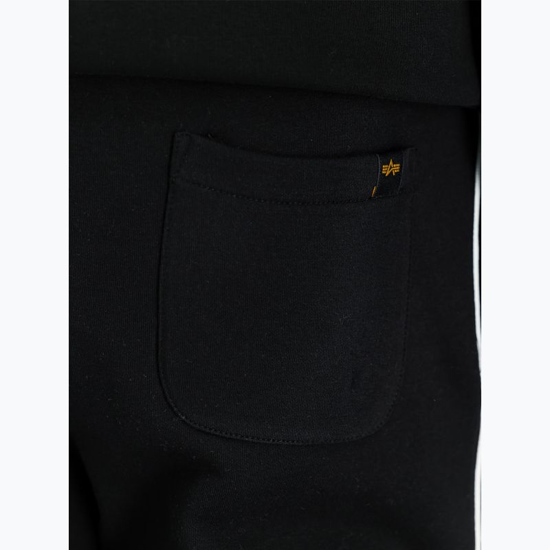 Pantaloni pentru bărbați Alpha Industries Track Small Logo Jogger black 6