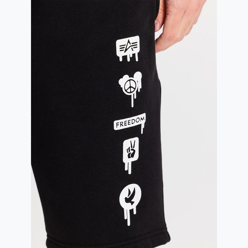 Pantaloni scurți pentru bărbați Alpha Industries Freedom Jogger balck 5