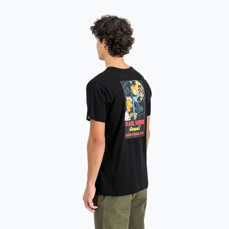 Tricou pentru bărbați  Alpha Industries Pearl Harbor Back Print black 5