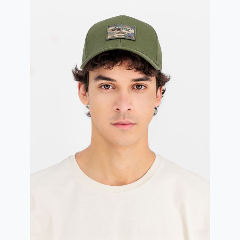 Șapcă Alpha Industries Crew Camo dark olive 6