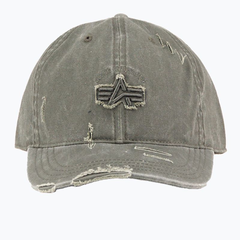 Șapcă Alpha Industries Acid Logo dark olive