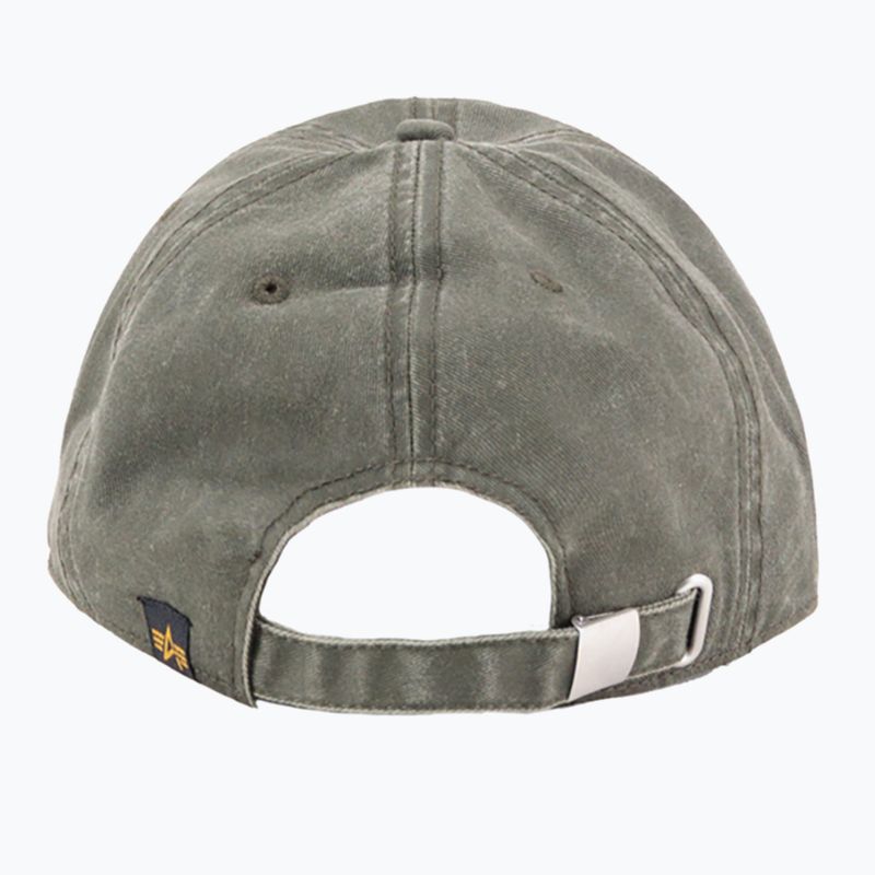 Șapcă Alpha Industries Acid Logo dark olive 2