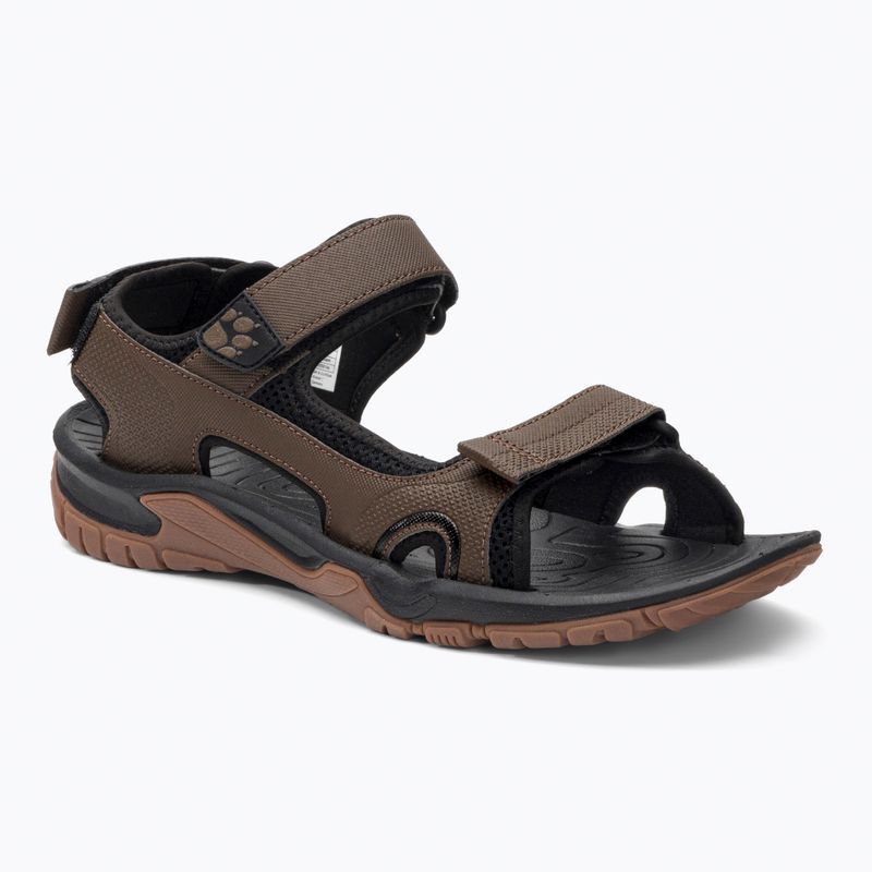 Sandale de trekking pentru bărbați Jack Wolfskin Lakewood Cruise maro 4019011