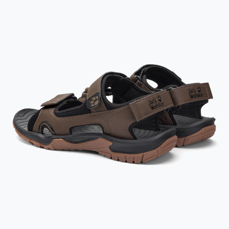 Sandale de trekking pentru bărbați Jack Wolfskin Lakewood Cruise maro 4019011 3