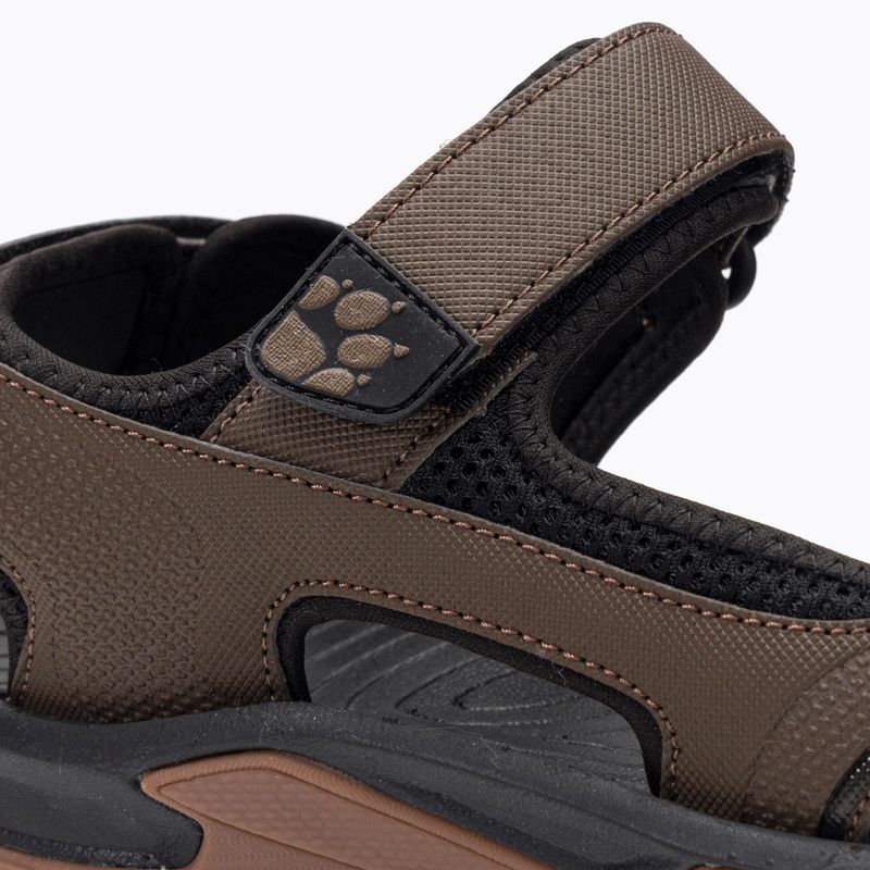 Sandale de trekking pentru bărbați Jack Wolfskin Lakewood Cruise maro 4019011 9