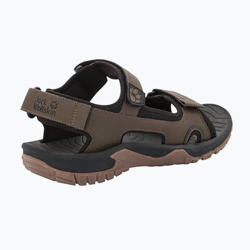 Sandale de trekking pentru bărbați Jack Wolfskin Lakewood Cruise maro 4019011 13