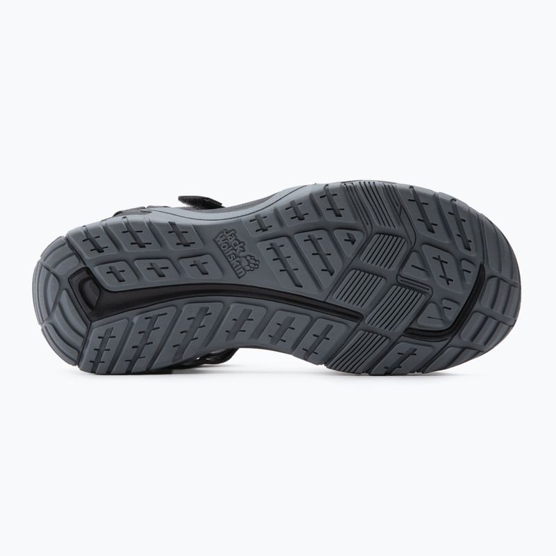 Sandale de drumeție pentru bărbați Jack Wolfskin Lakewood Ride Sandal gri 4019021_6230_080 5