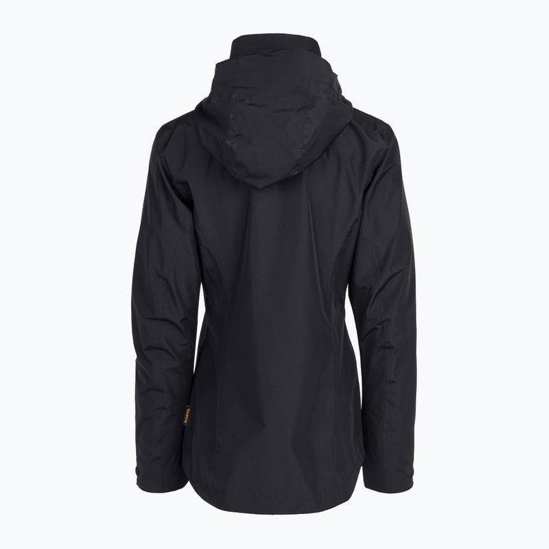 Jack Wolfskin jachetă de ploaie pentru femei Evandale negru 1111191 5