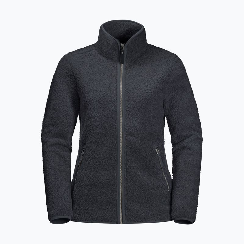 Jack Wolfskin bluză de trening fleece pentru femei High Cloud gri 1708731 8