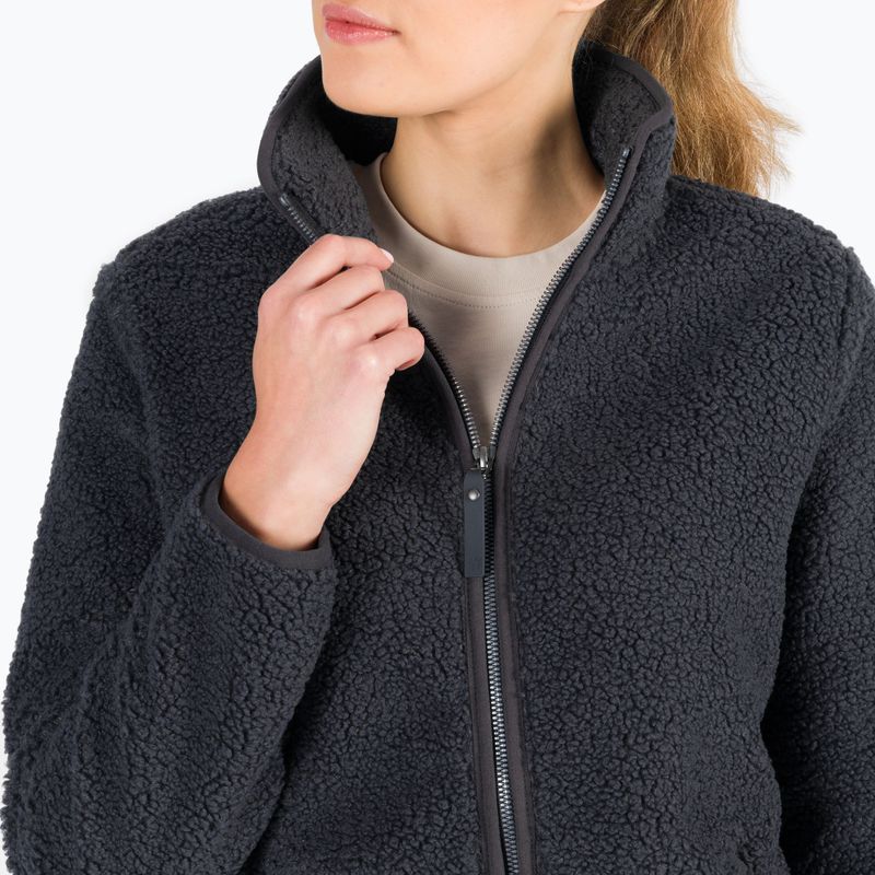 Jack Wolfskin bluză de trening fleece pentru femei High Cloud gri 1708731 6