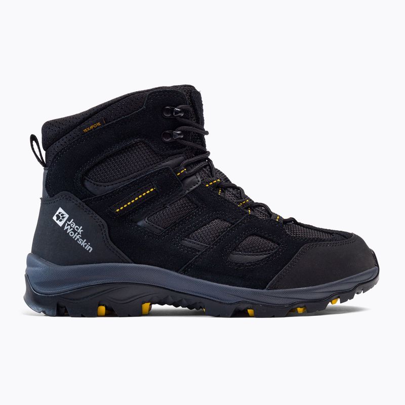 Jack Wolfskin cizme de trekking pentru bărbați Vojo 3 Texapore Mid negru 4042461 2