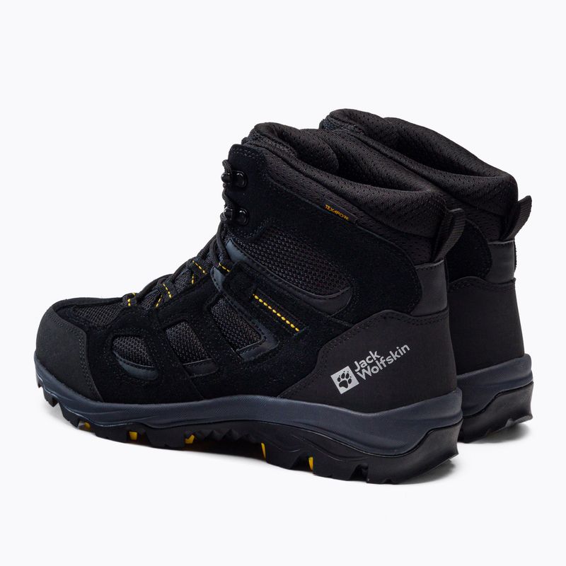 Jack Wolfskin cizme de trekking pentru bărbați Vojo 3 Texapore Mid negru 4042461 3