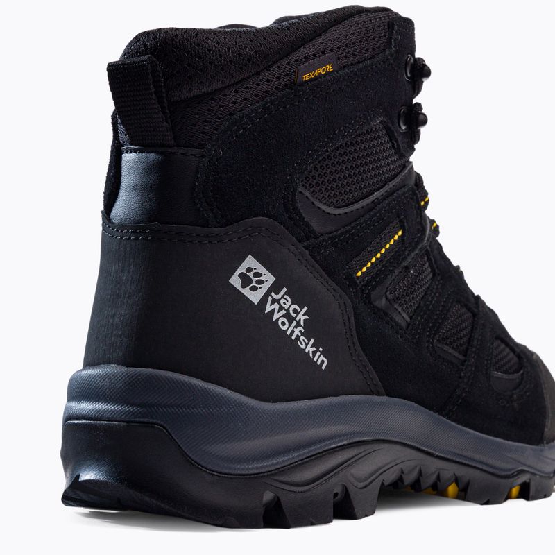 Jack Wolfskin cizme de trekking pentru bărbați Vojo 3 Texapore Mid negru 4042461 7