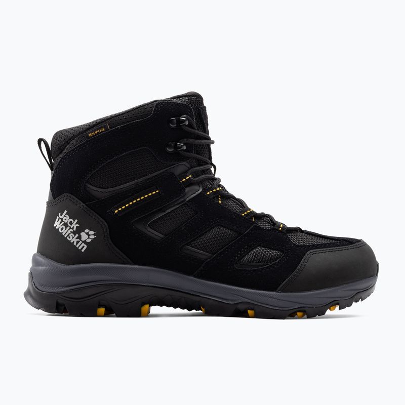 Cizme de trekking pentru bărbați Jack Wolfskin Vojo 3 Texapore Mid negru 4042461_6055 2